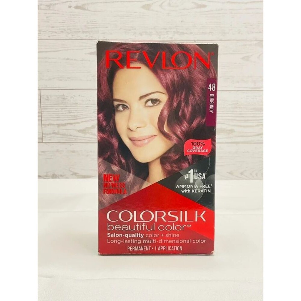 Revlon ColorSilk Permanent Hair Color 48 Burgundy